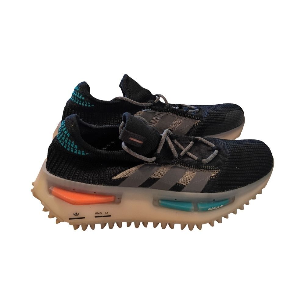 Adidas NMD_S1 in the "Black Teal Orange" Men''s Size 6